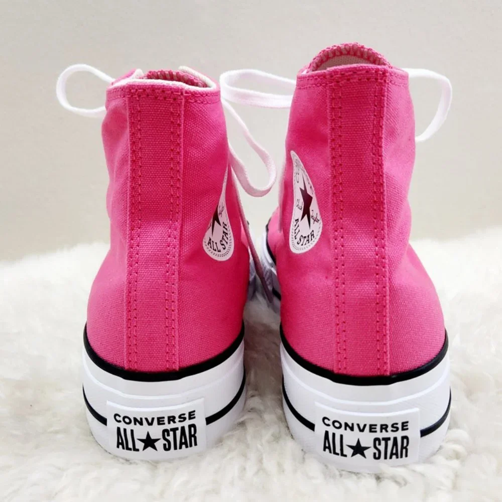 Converse bright pink